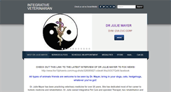 Desktop Screenshot of integrativeveterinarian.com